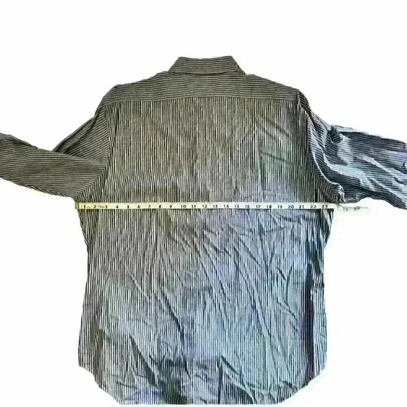 Polo Ralph Lauren Men's Shirt Size 16‎ 32/33 Andrew Collared Striped Long Sleeve - Picture 5 of 5